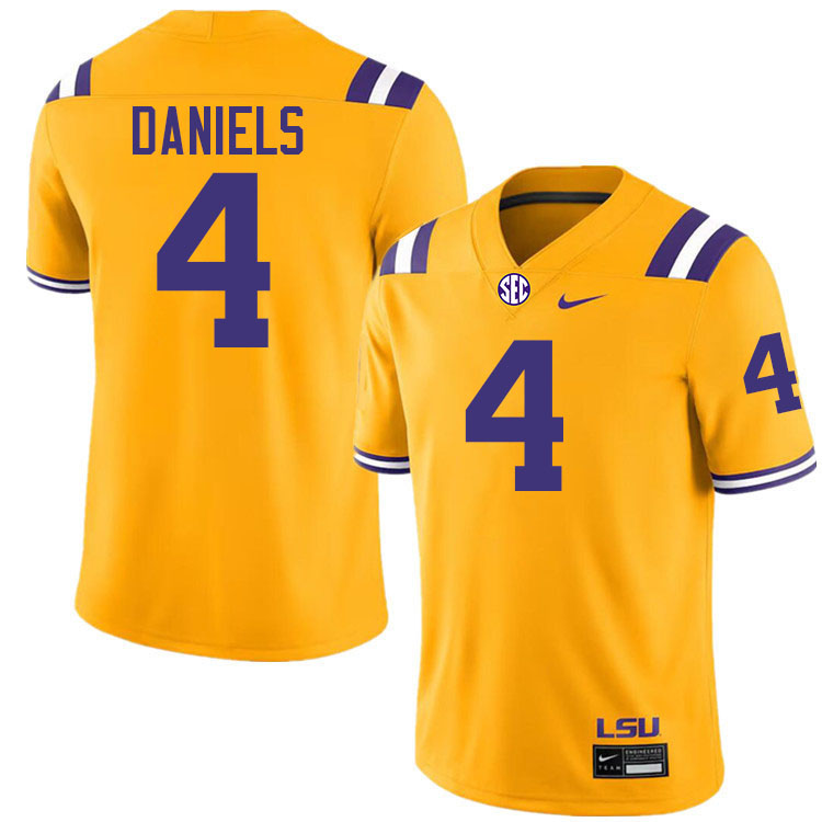 CJ Daniels LSU Tigers Jersey,Louisiana State University Tigers Football Jersey-Gold